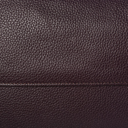 Alexander McQueen Grained Calfskin Skull Open Shopper Tote Dark Purple 12 of 13