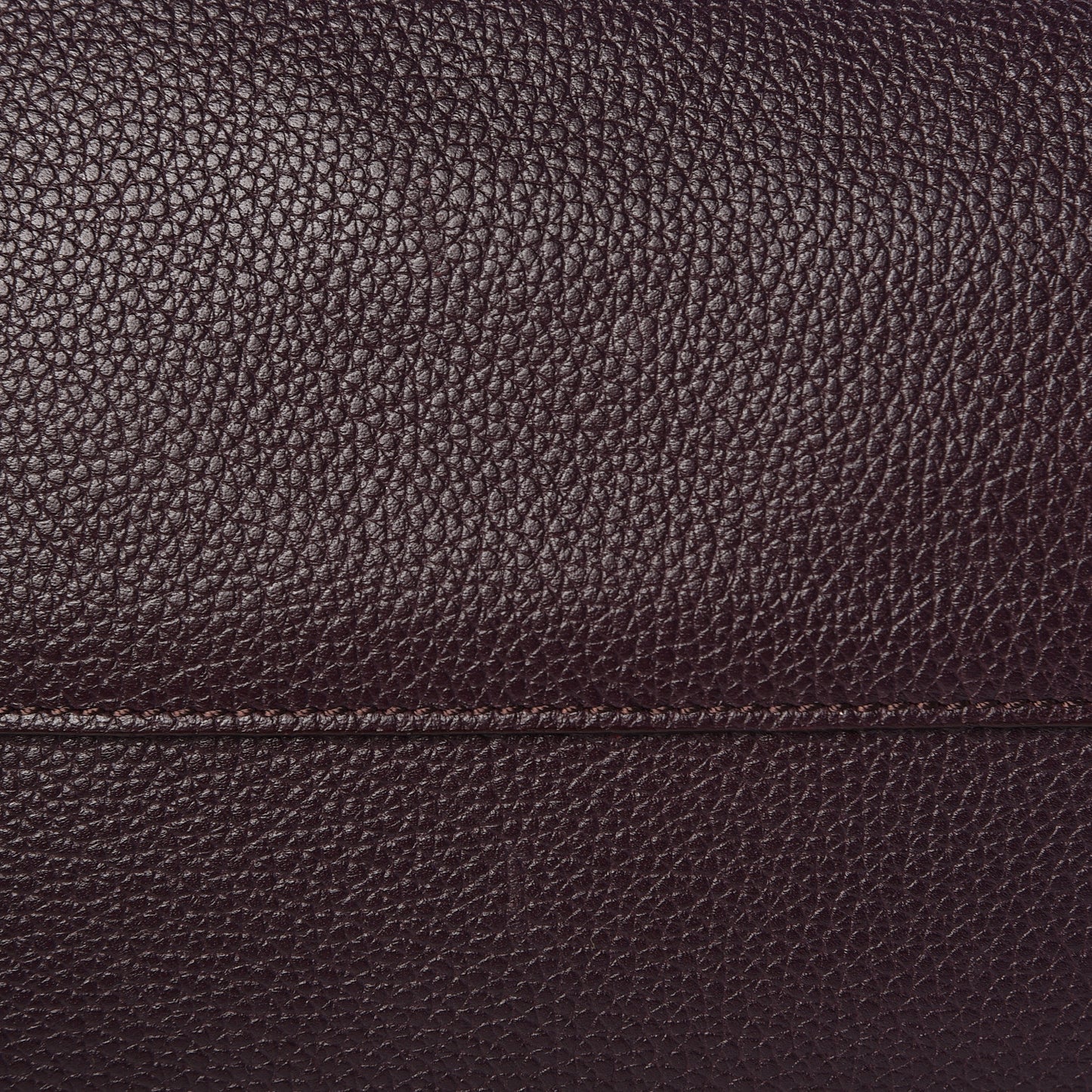 Grained Calfskin Skull Open Shopper Tote Dark Purple