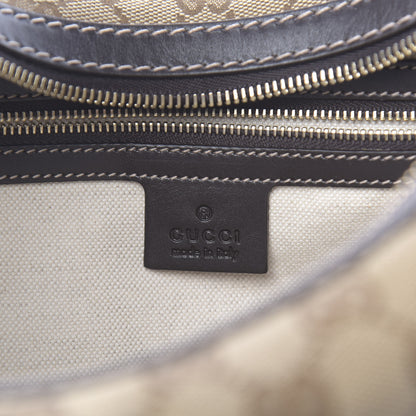 Gucci Monogram Medium Lovely Heart Hobo Brown 6 of 10