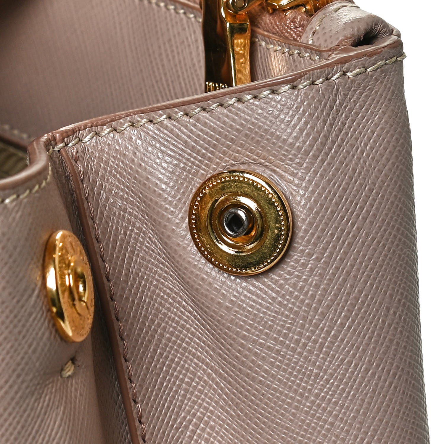 Prada Saffiano Medium Galleria Double Zip Tote Cammeo 10 of 11