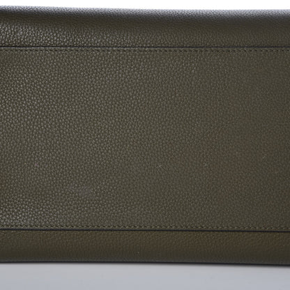 Louis Vuitton Calfskin City Steamer MM Kaki Black 14 of 14
