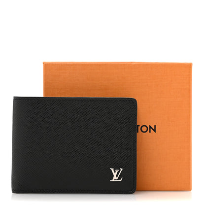 Louis Vuitton Taiga Multiple Wallet Black 8 of 8