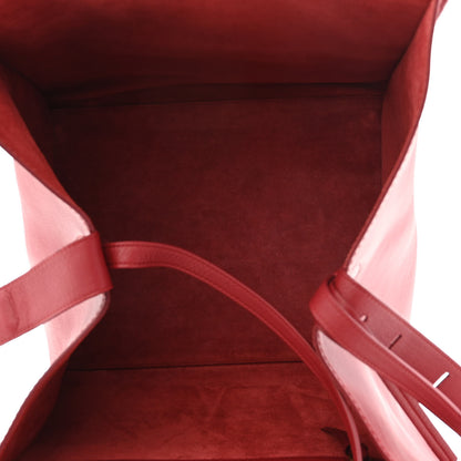 Celine Supple Calfskin Medium Phantom Luggage Red 5 of 10