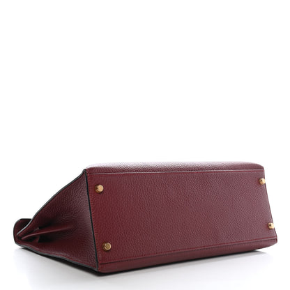 Hermes Fjord Kelly Sellier 35 Rouge H 8 of 19