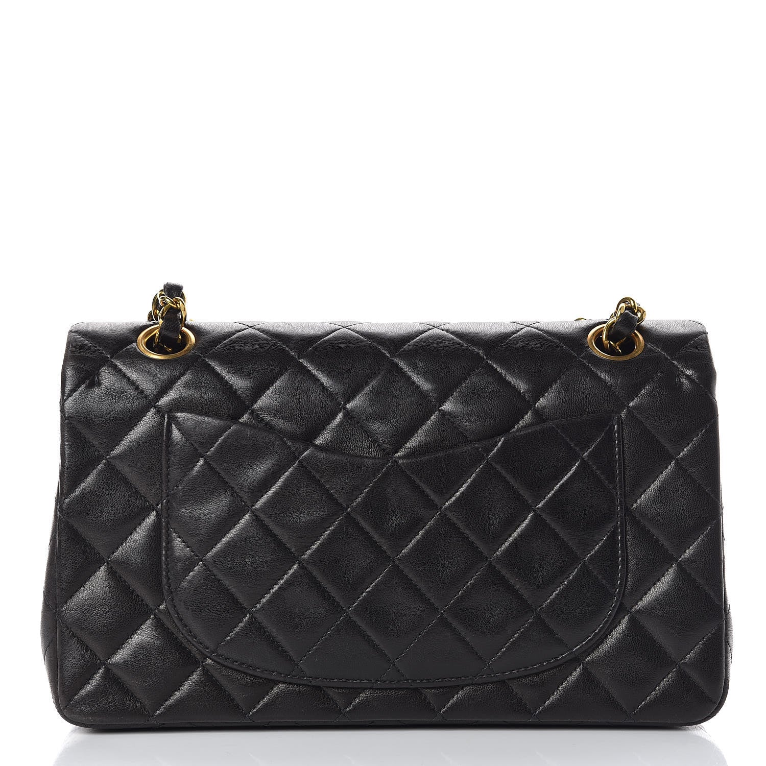 Chanel Lambskin Quilted Small Double Flap Black 17 of 18