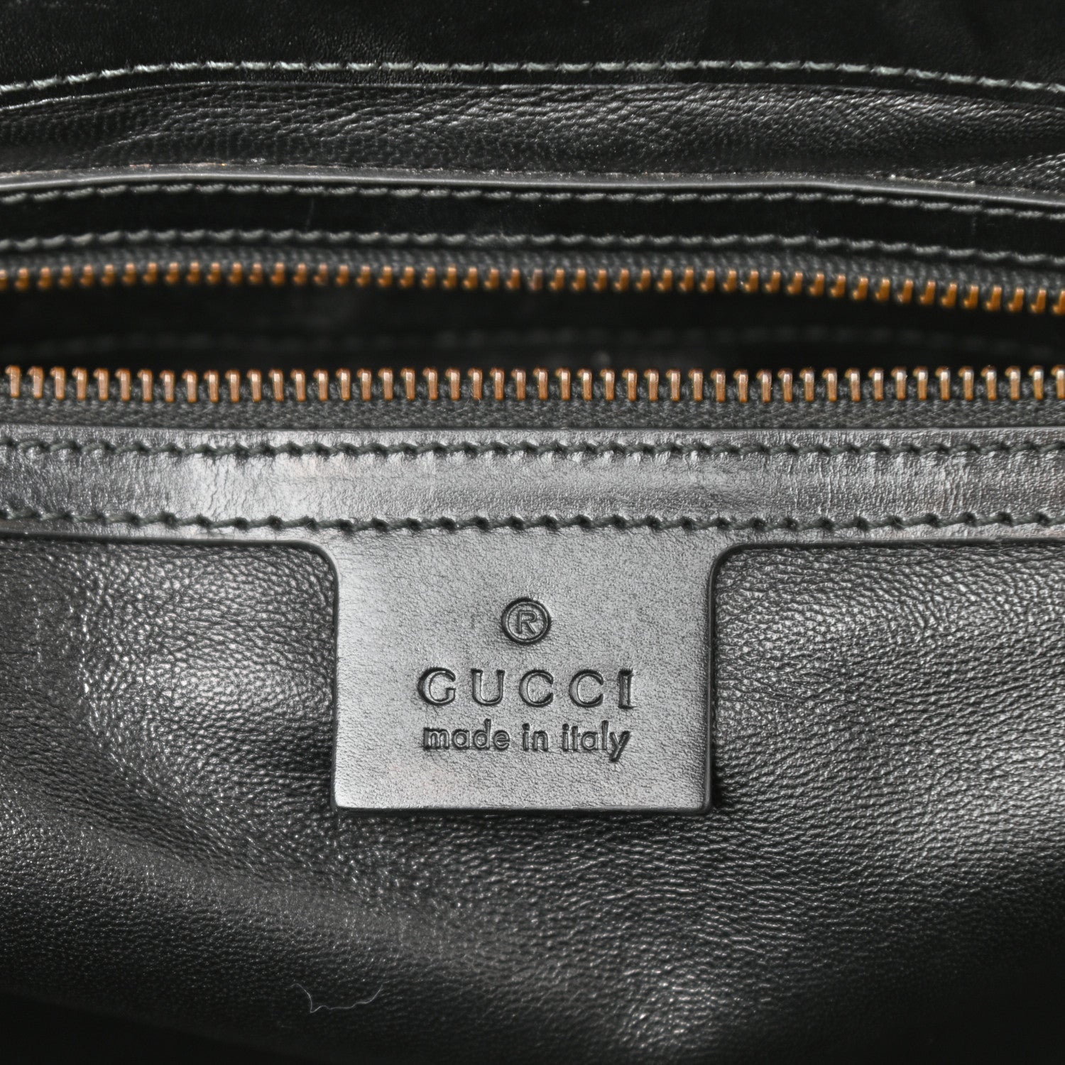 Gucci Calfskin Medium Lady Buckle Top Handle Bag Black 5 of 12