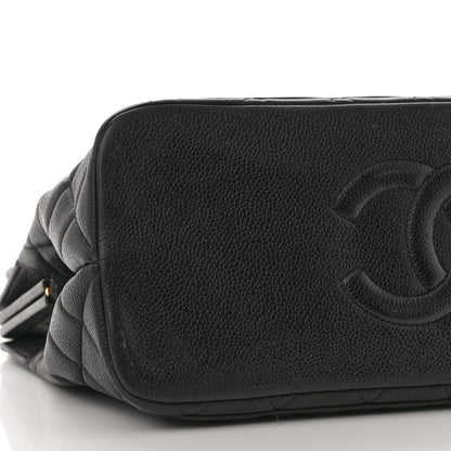 Chanel Caviar Quilted Frame Shoulder Bag Black 10 of 11