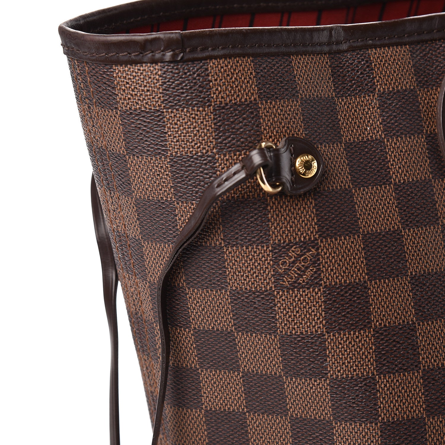 Louis Vuitton Damier Ebene Neverfull MM 17 of 19