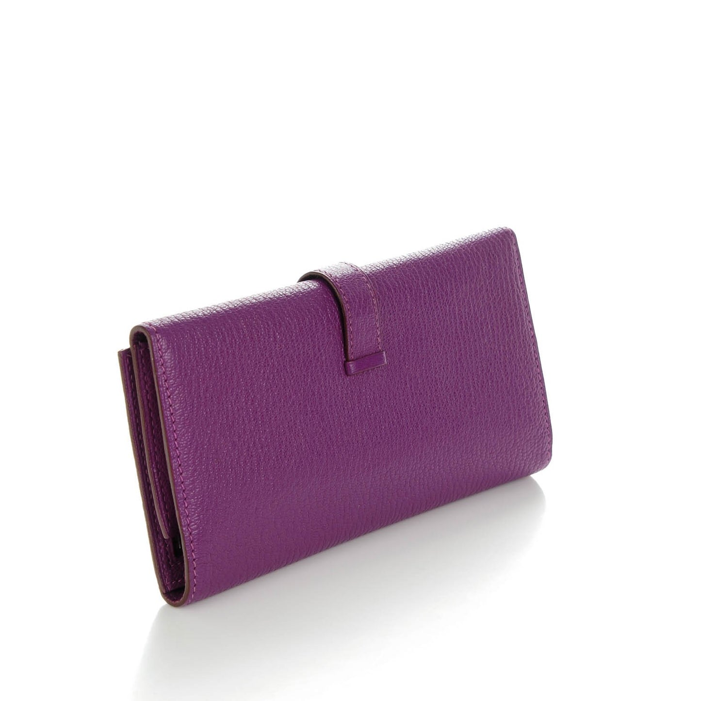 Chevre Mysore Bearn Gusset Wallet Violet