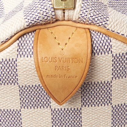 Louis Vuitton Damier Azur Keepall 50 8 of 9