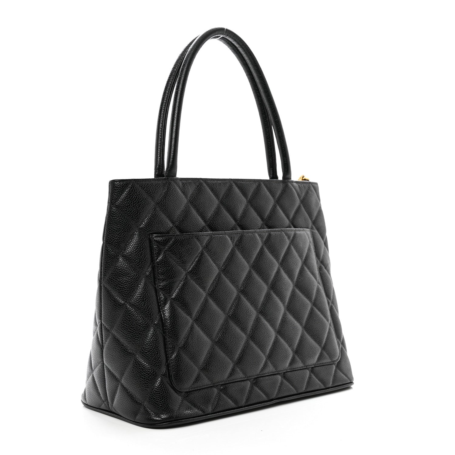Chanel Caviar Quilted Medallion Tote Black 3 of 10