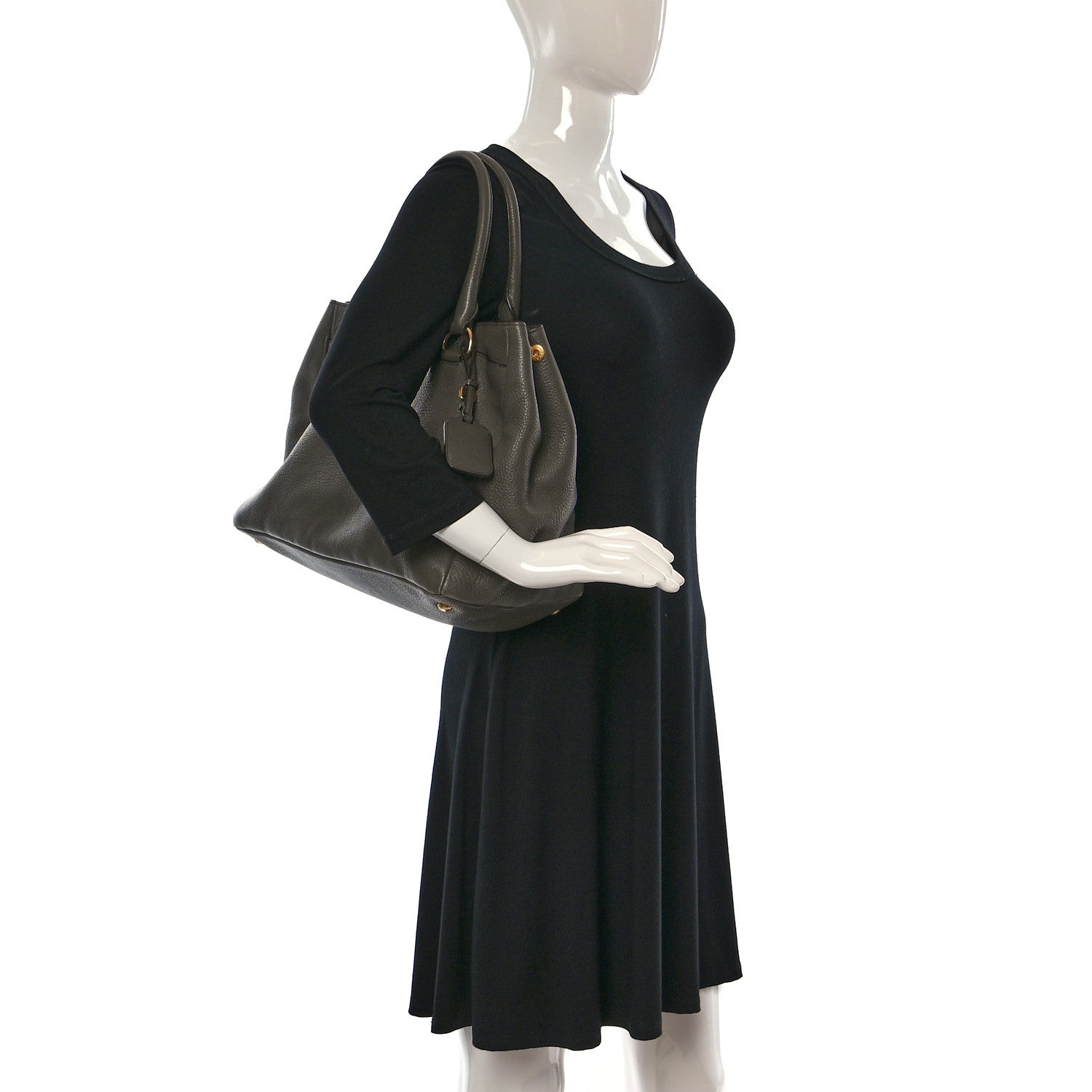 Prada Vitello Phenix Tote Cognac 4 of 9
