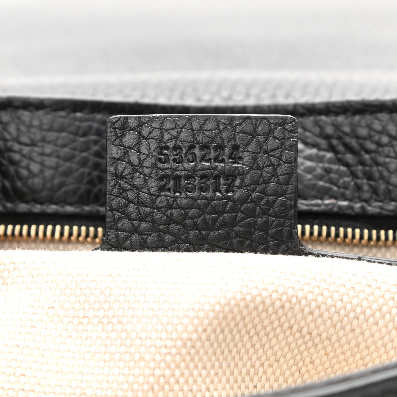 Gucci Pebbled Calfskin Medium Soho Flap Crossbody Black 7 of 10