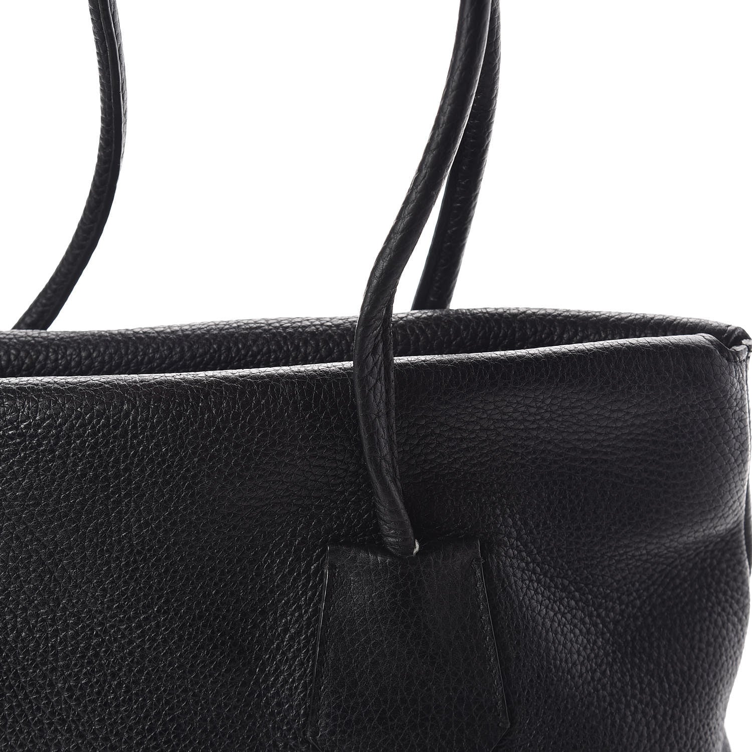 Burberry London Grainy Calfskin Medium Baynard Tote Black 10 of 11