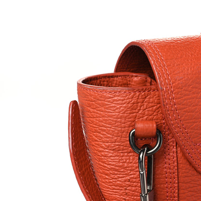 3.1 Phillip Lim Textured Calfskin Large Pashli Satchel Orange 9 of 10