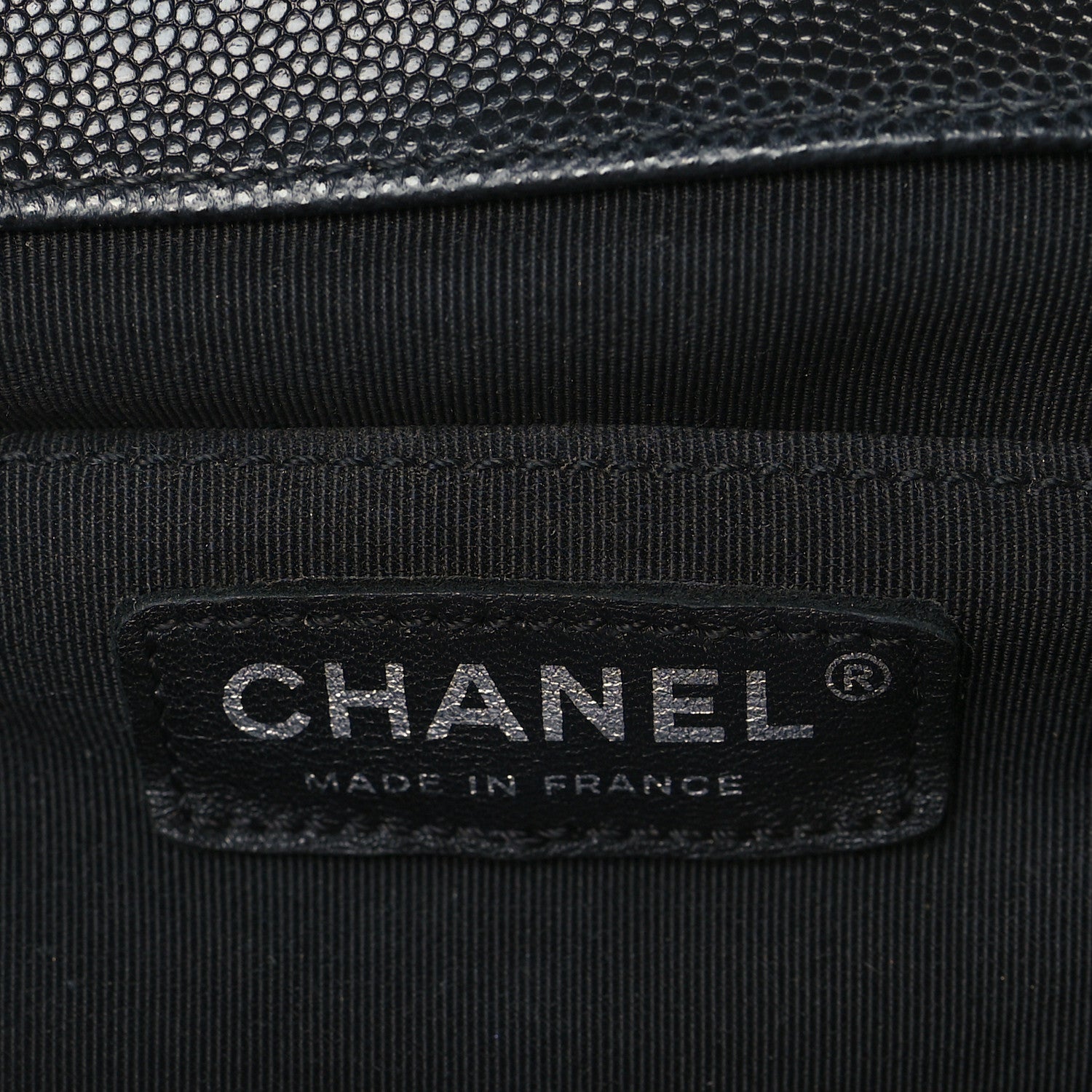Chanel Caviar Quilted Medium Boy Flap Black 6 of 10