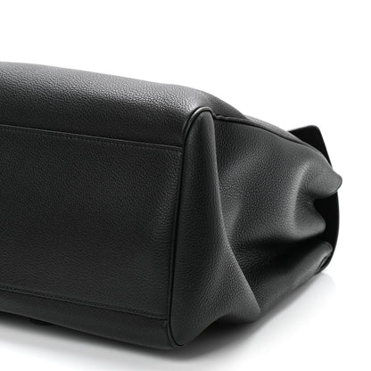 Celine Grained Calfskin Large Soft 16 Bag Black 9 of 9