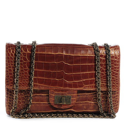 Chanel Alligator 2.55 Reissue 226 Flap Brown 1 of 8