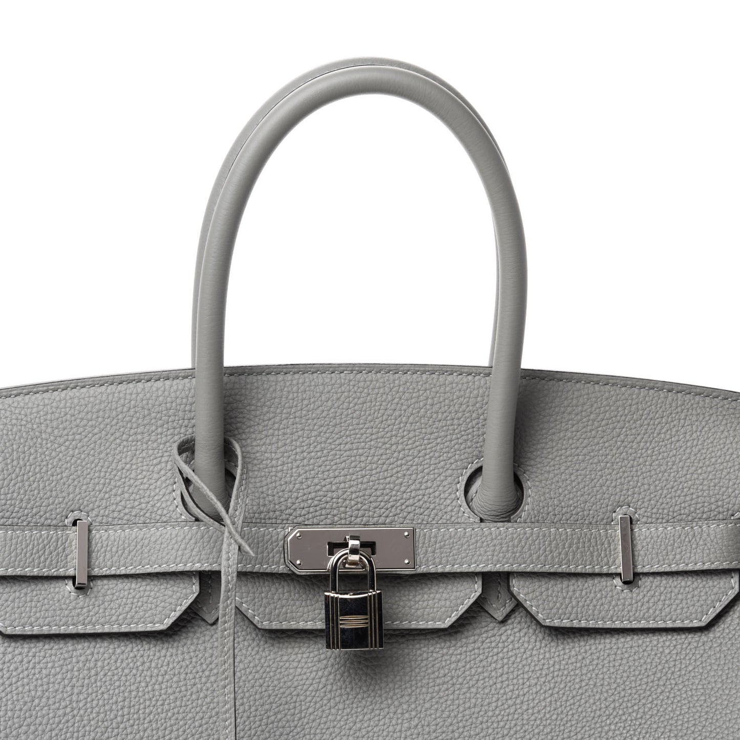 Togo Bi-Color Birkin 35 Gris Mouette Bleu Agate