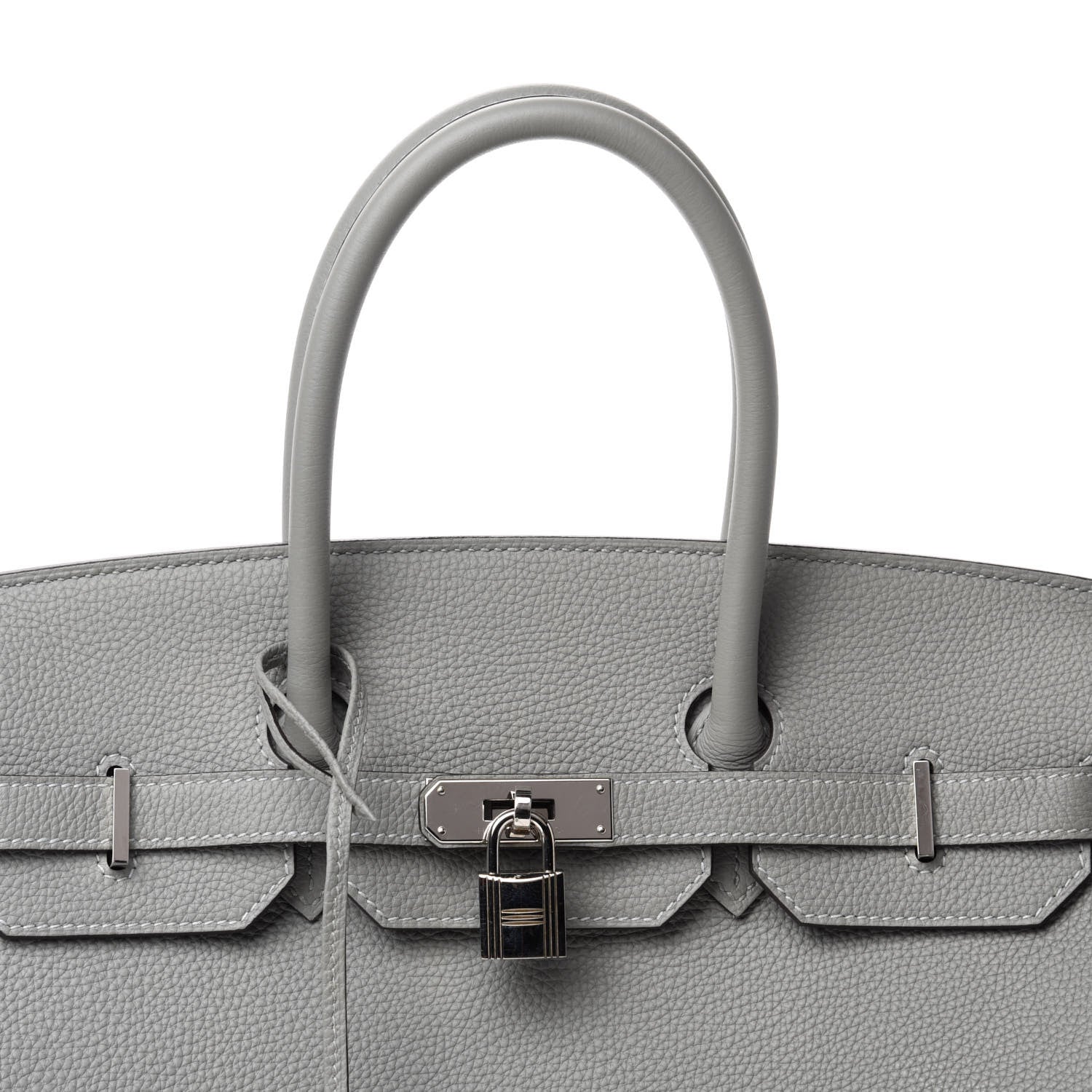 Hermes Togo Bi-Color Birkin 35 Gris Mouette Bleu Agate 14 of 15