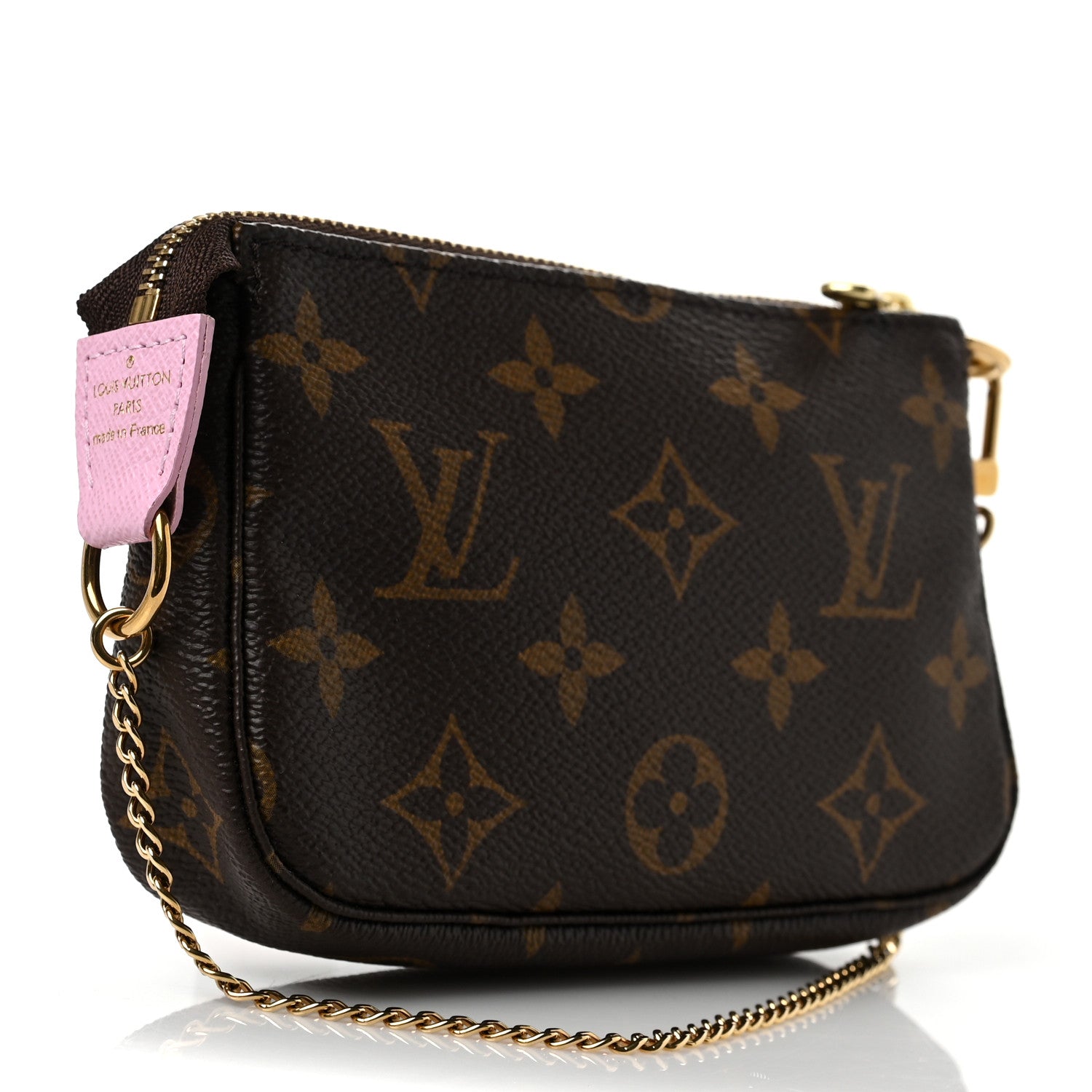 Louis Vuitton Monogram 2016 Christmas Animation Mini Pochette Accessories Rose Ballerine 4 of 7