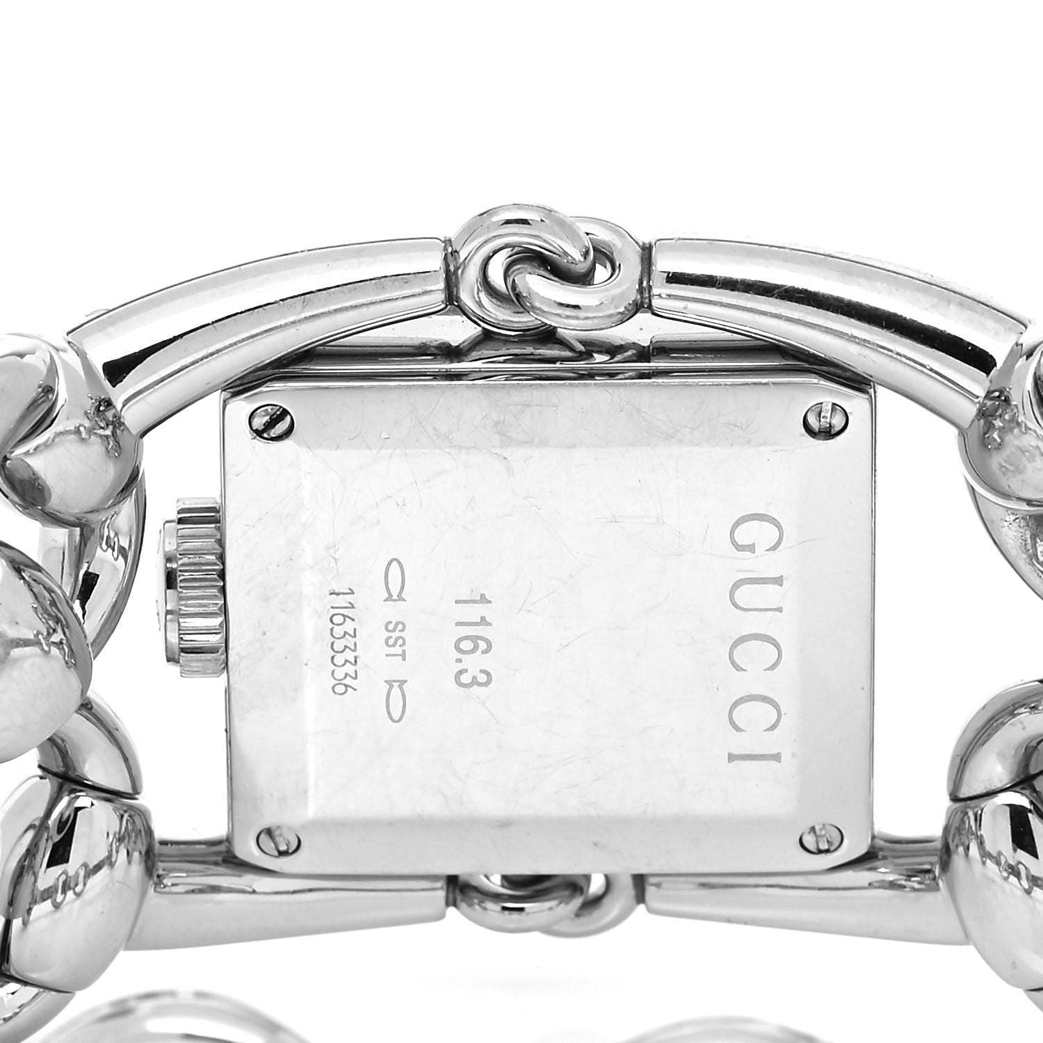 Gucci Stainless Steel Mother of Pearl 25mm Signoria Quartz Watch 4 of 4