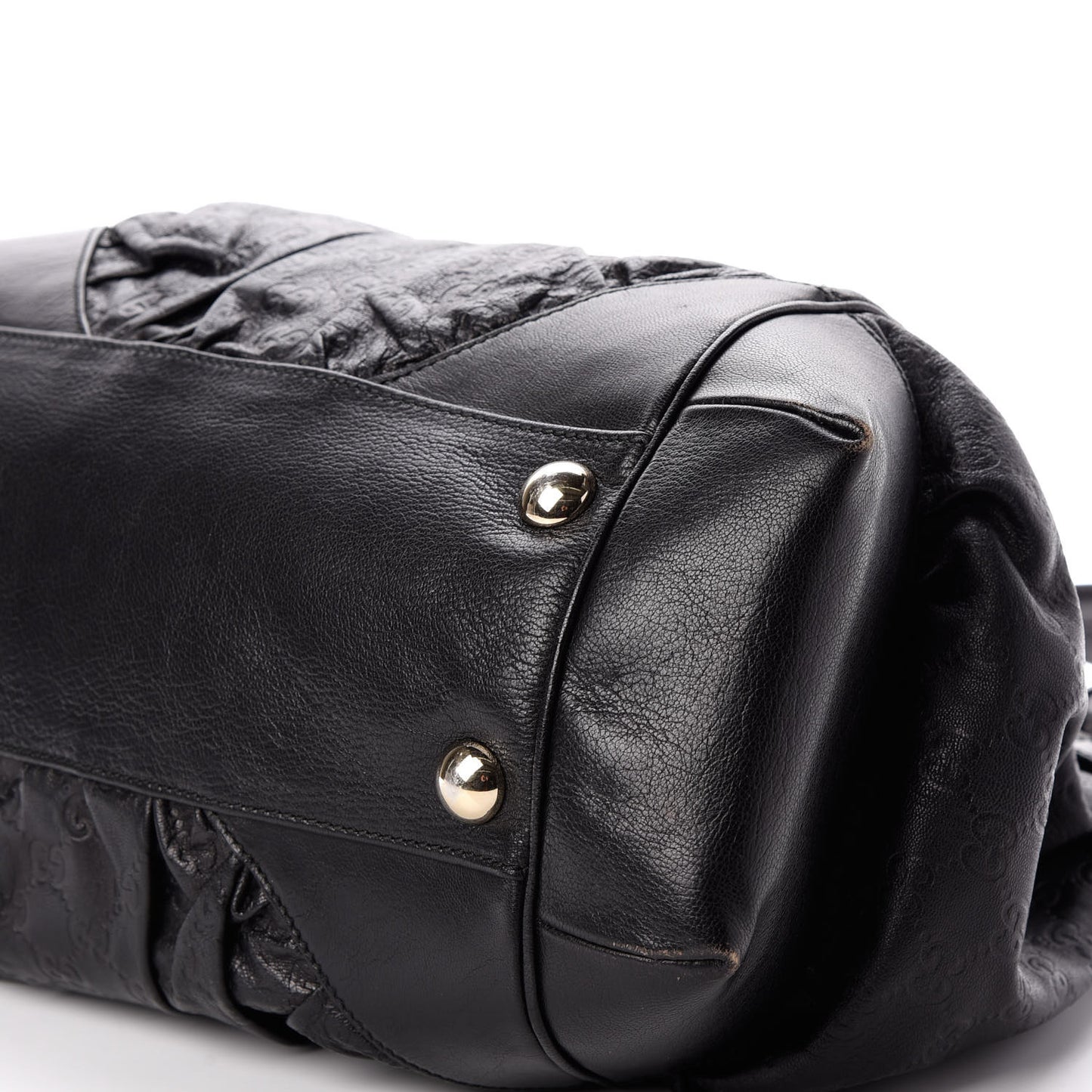 Guccissima Full Moon Tote Black