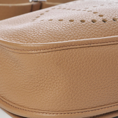 Hermes Taurillon Clemence Evelyne III PM Natural Sable 8 of 10