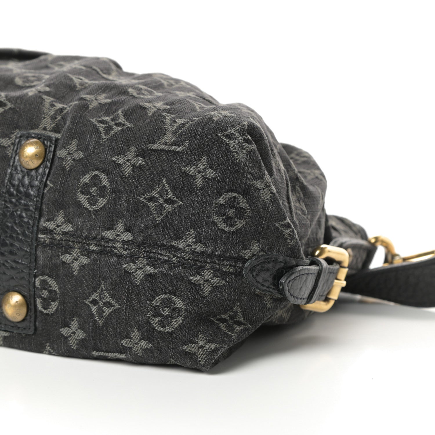 Louis Vuitton Denim Neo Cabby MM Black 10 of 18
