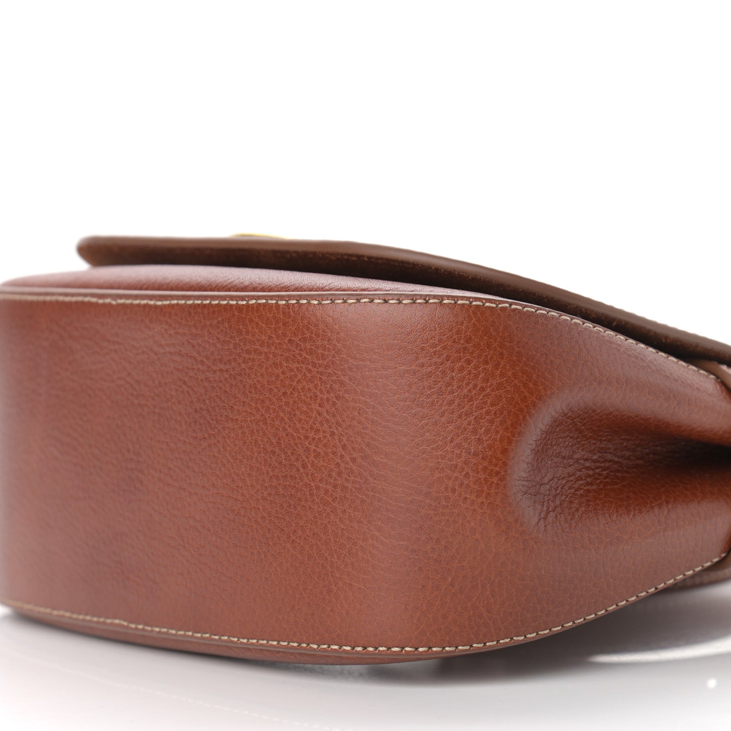 Small Classic Grain Calfskin Amberley Satchel Oak