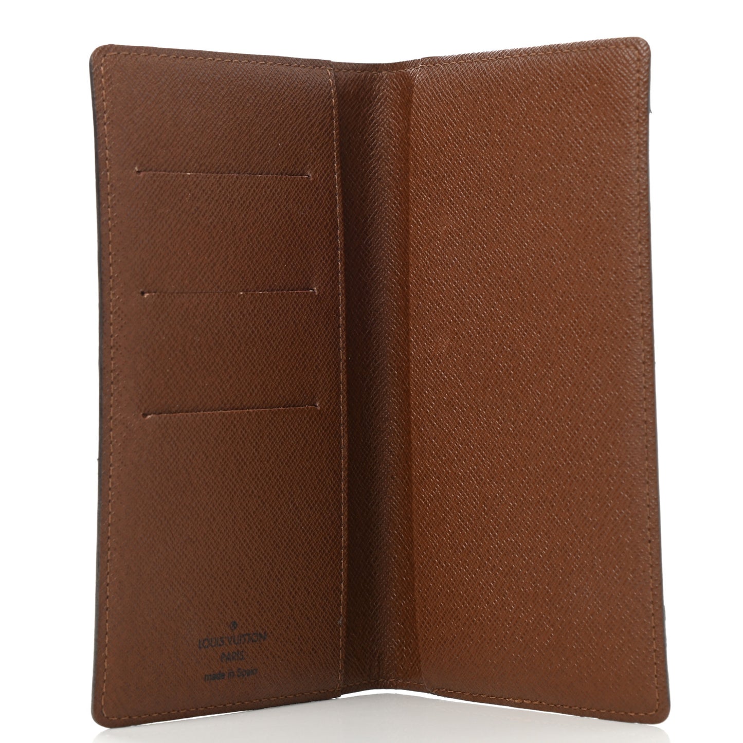 Monogram Checkbook Holder Case Wallet