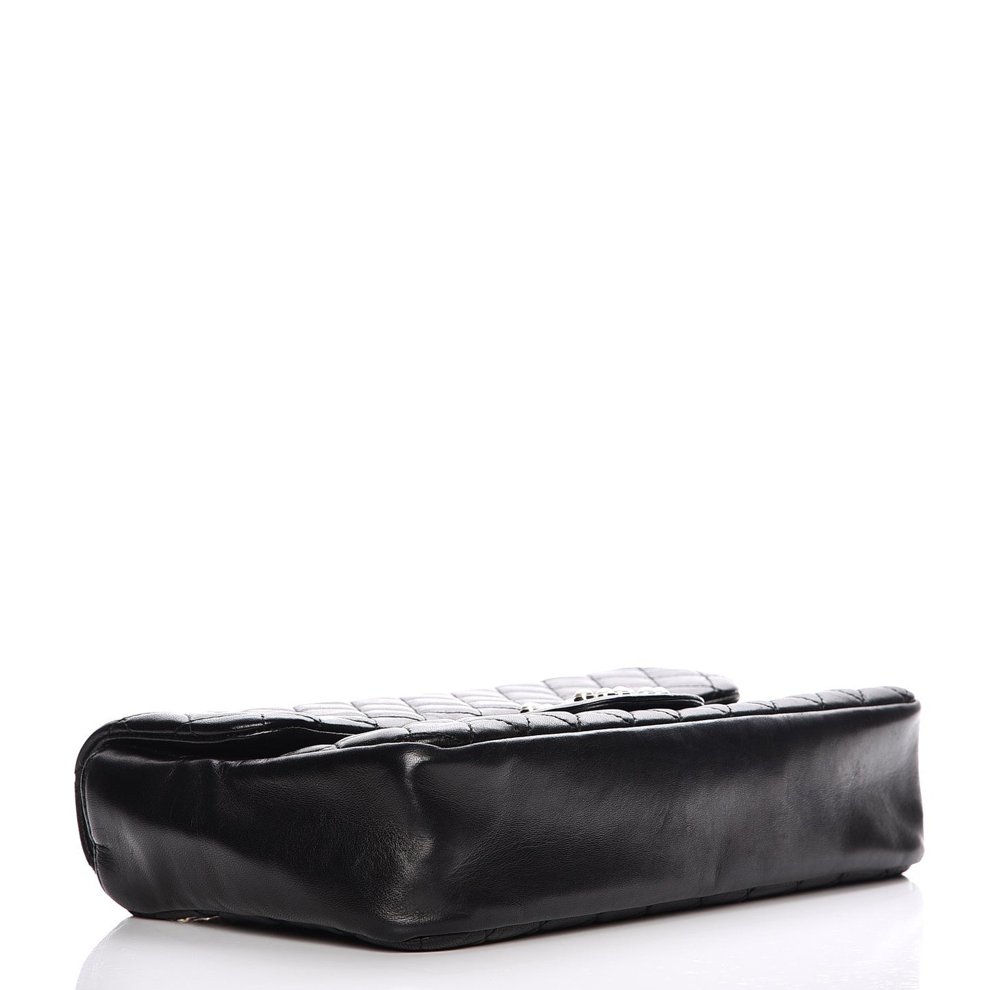 Lambskin Quilted Medium Westminster Pearl Flap Black