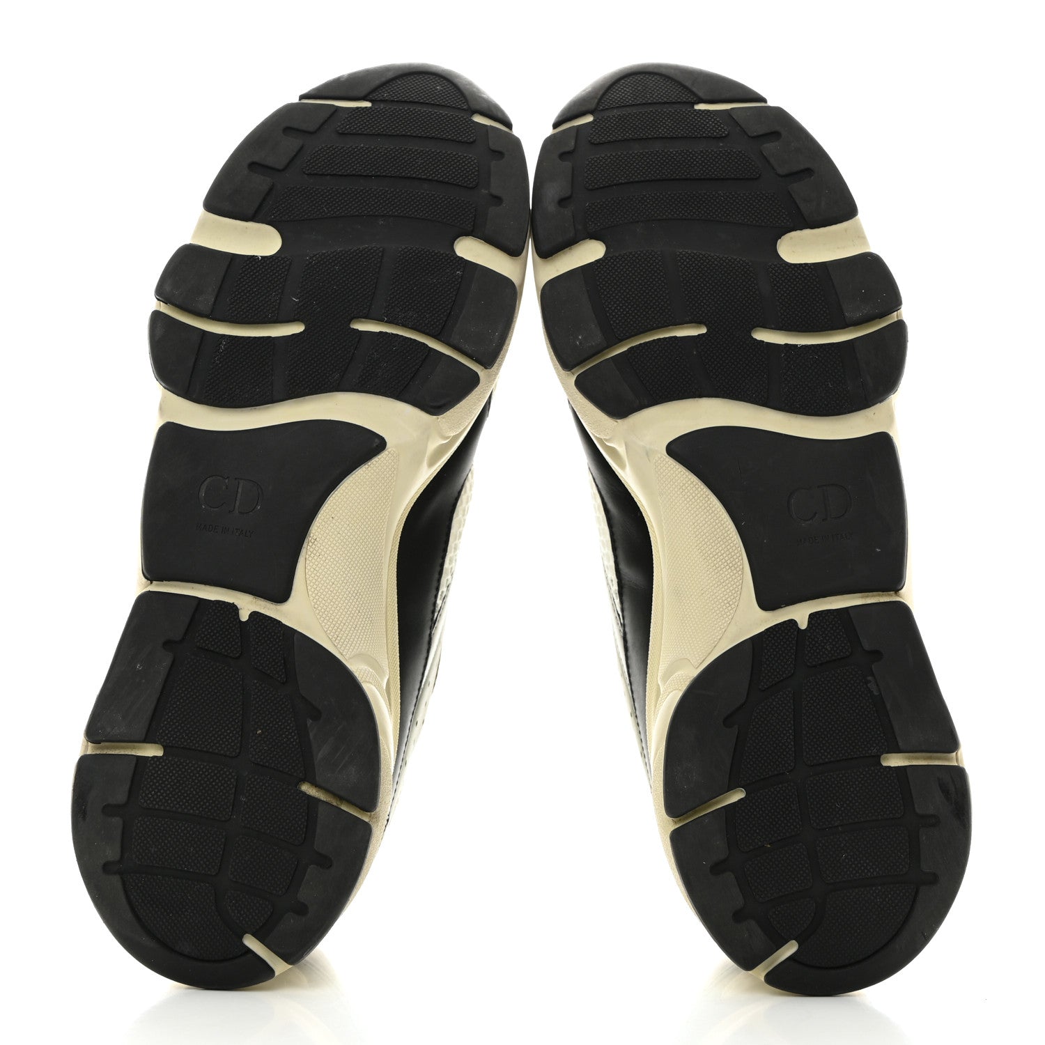 Christian Dior Technical Mesh Calfskin Mens B22 Sneakers 46 Olive Green Black Grey White 5 of 9