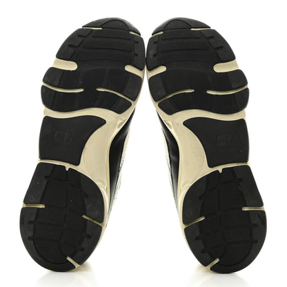 Christian Dior Technical Mesh Calfskin Mens B22 Sneakers 46 Olive Green Black Grey White 5 of 9