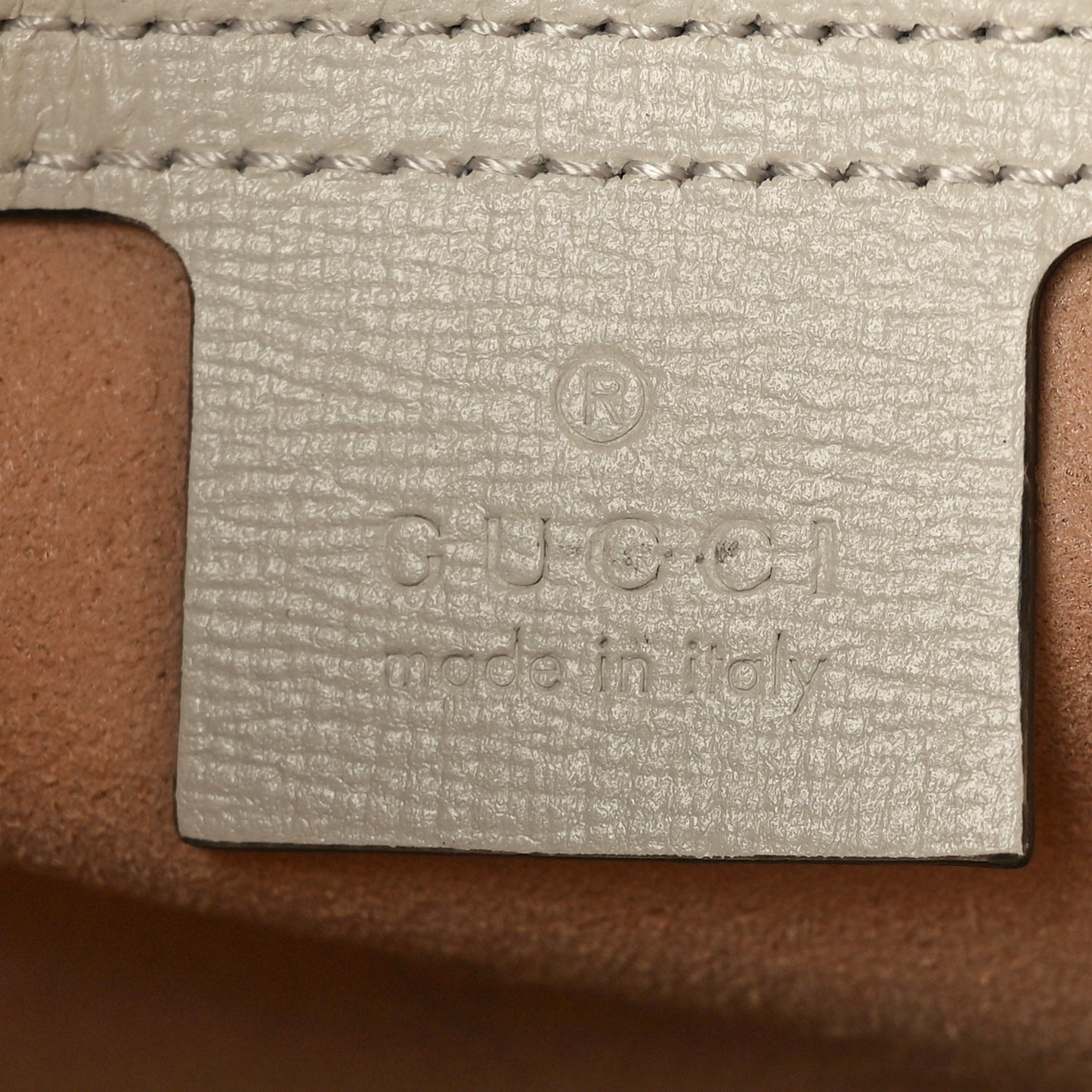 GG Supreme Monogram Small Horsebit 1955 Shoulder Bag Beige Mystic White