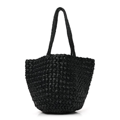 The Row Raffia Estelle Two Bag Black 1 of 9