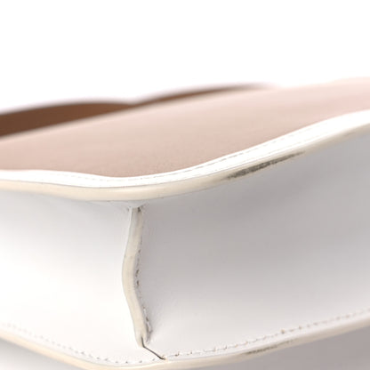 Burberry Smooth Calfskin Monogram Medium TB Bag Chalk White Camel 9 of 17