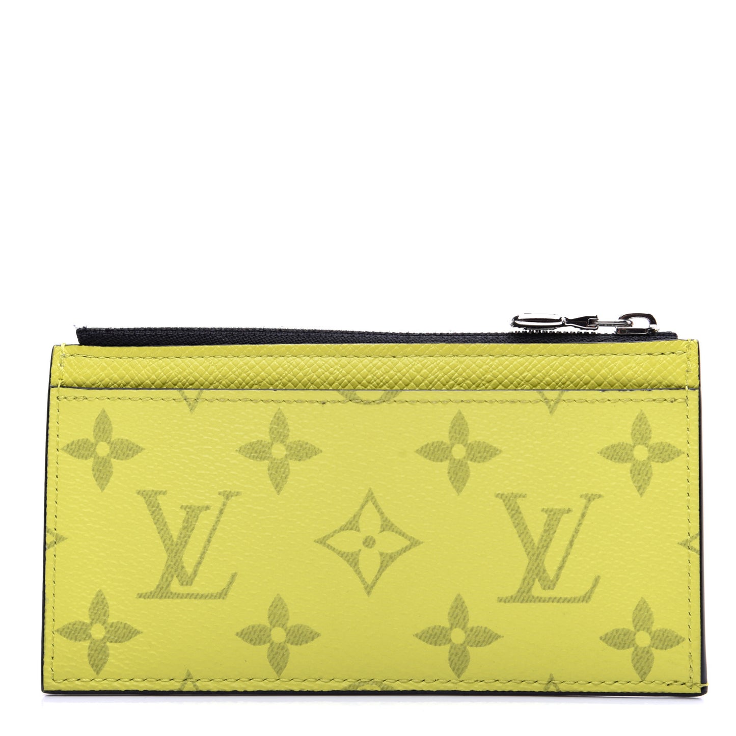 Monogram Taiga Coin Card Holder Yellow