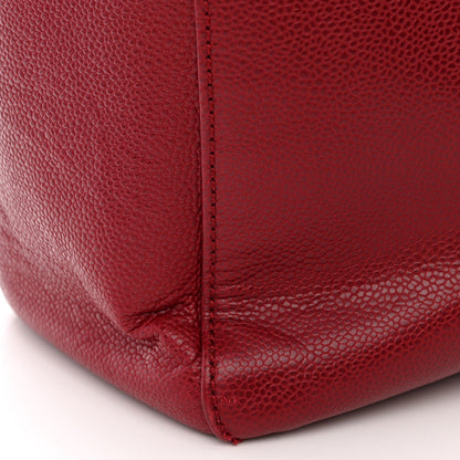 Chanel Caviar Timeless CC Shoulder Bag Red 12 of 16