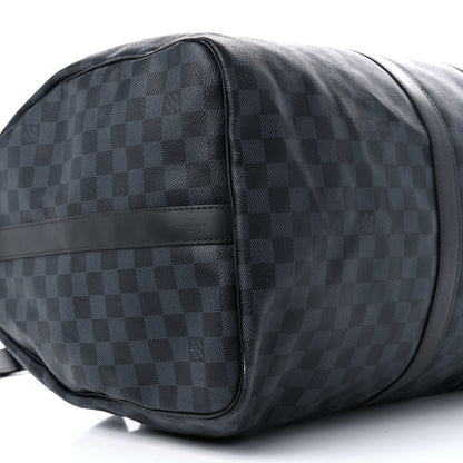 Louis Vuitton Damier Cobalt Keepall Bandouliere 55 8 of 11