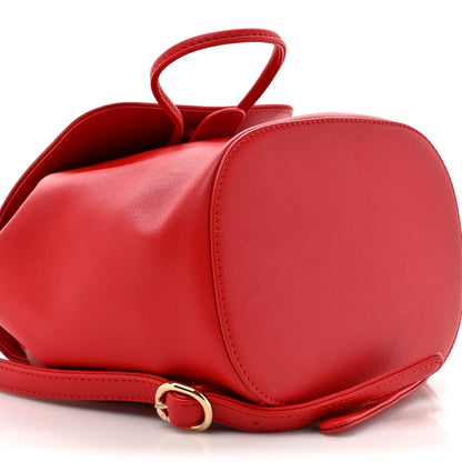 Chanel Lambskin CC Mania Backpack Red 10 of 10