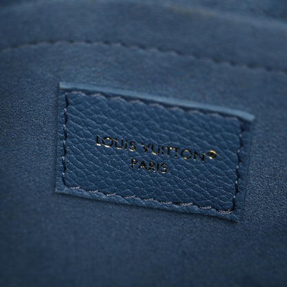 Louis Vuitton Empreinte Monogram Giant Speedy Bandouliere 20 Blue Jean 6 of 10