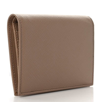 Prada Saffiano Metal Bi-Fold Wallet Cammeo 3 of 8