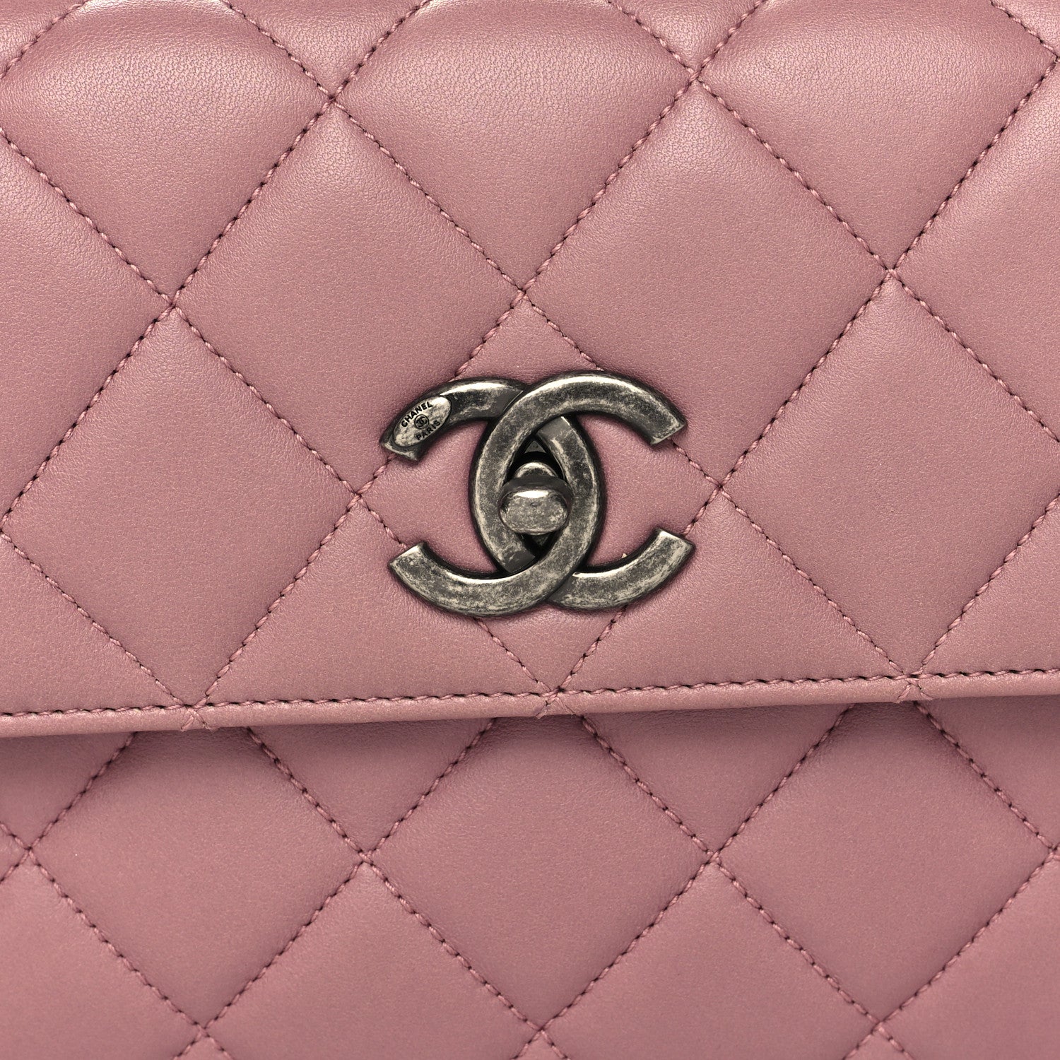 Chanel Lambskin Quilted Small Trendy CC Flap Dual Handle Bag Pink 8 of 11