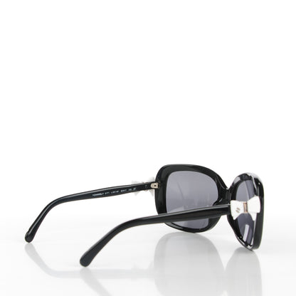 Chanel CC Bow Sunglasses 5171 Black White 2 of 7
