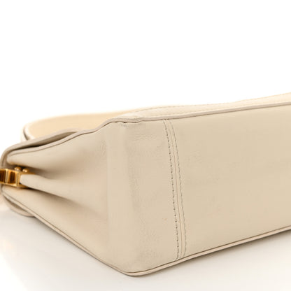 Louis Vuitton Smooth Calfskin Soft Dauphine MM White 9 of 11
