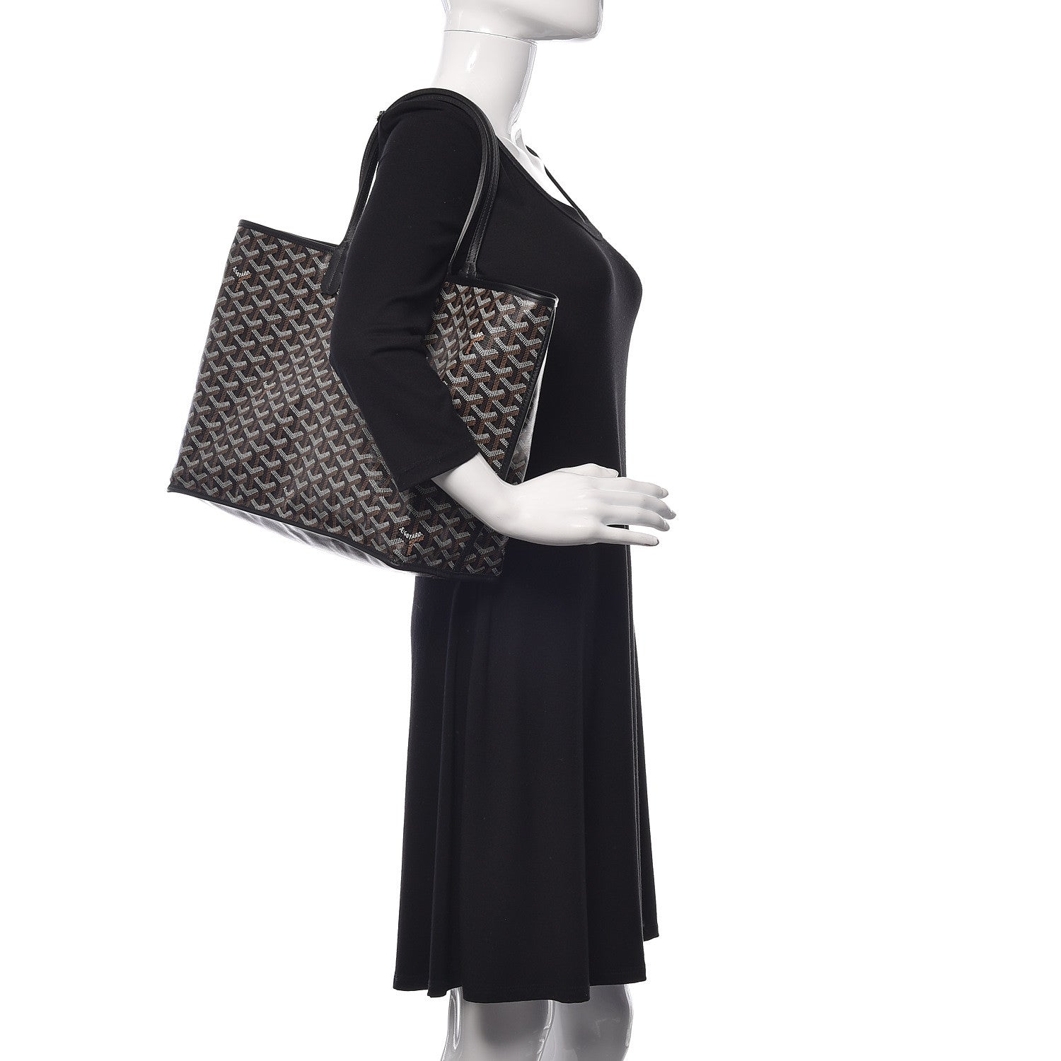 Goyard Goyardine Reversible Anjou PM Black 2 of 11