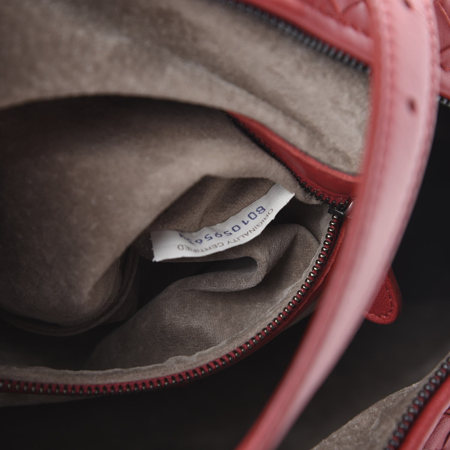 Bottega Veneta Nappa Intrecciato Montaigne Rings Satchel Red 6 of 9