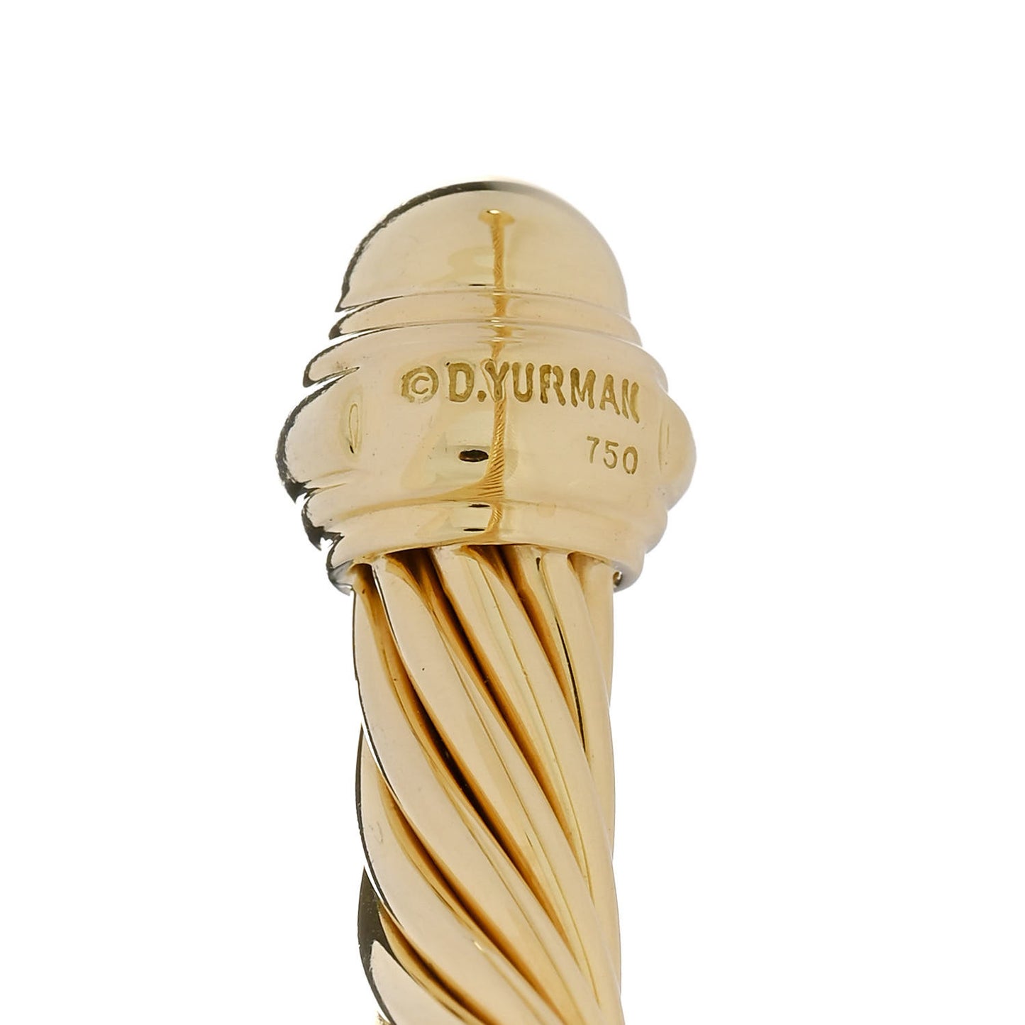 18K Yellow Gold 7mm Cable Classics Bracelet