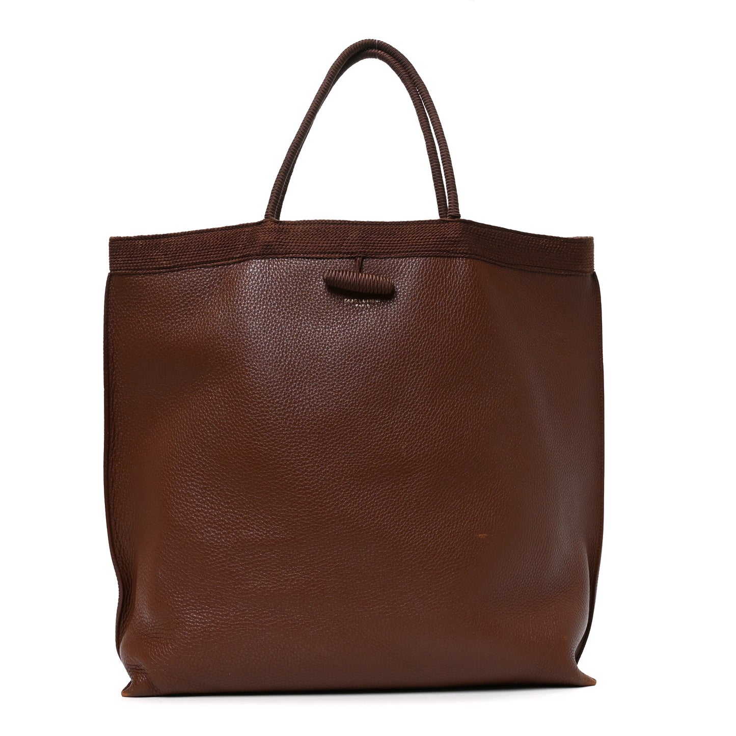 Grained Calfskin Patti Tote Brown